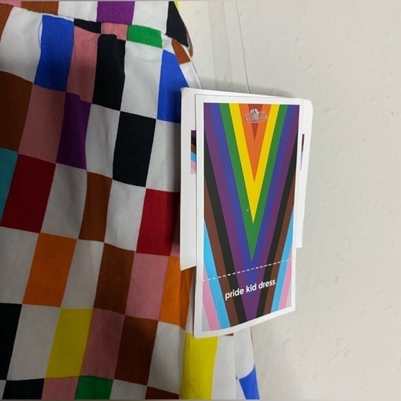 Target Pride Kids Rainbow Checkered Dress from Alice Butts - Picture 4 of 8